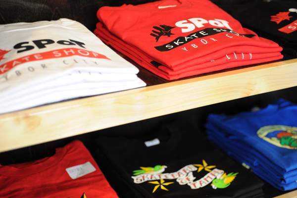 Shirts at SPoT Skate Shop Ybor