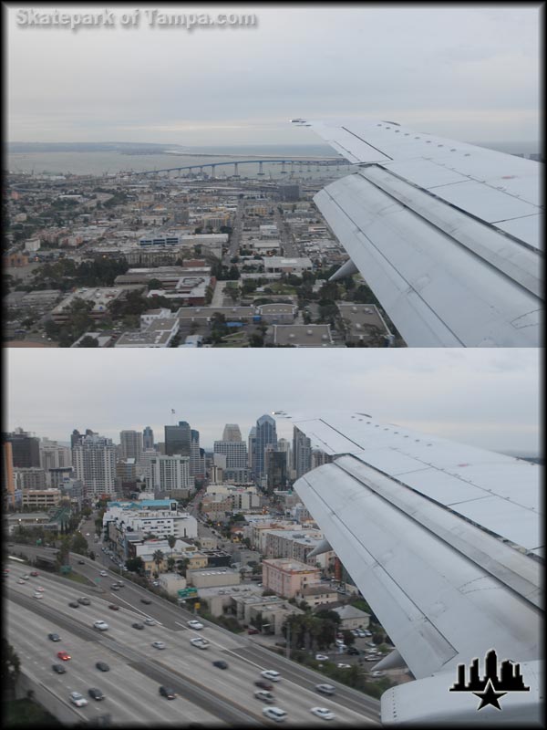 Flying Into San Diego