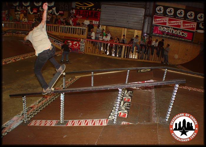 Bryan Herman - first try frontside nose blunt