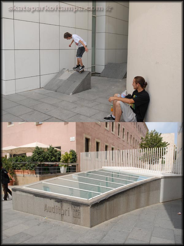 These two spots are in the same plaza as MACBA
