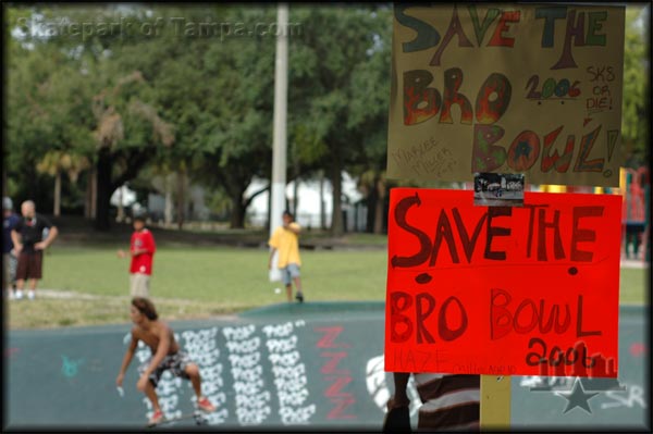Save the Bro Bowl Protest or Whatever
