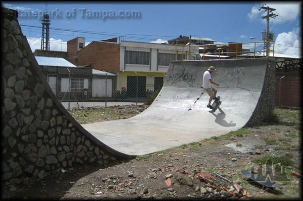 Skate park in Bolivia - La Paz - Freddy