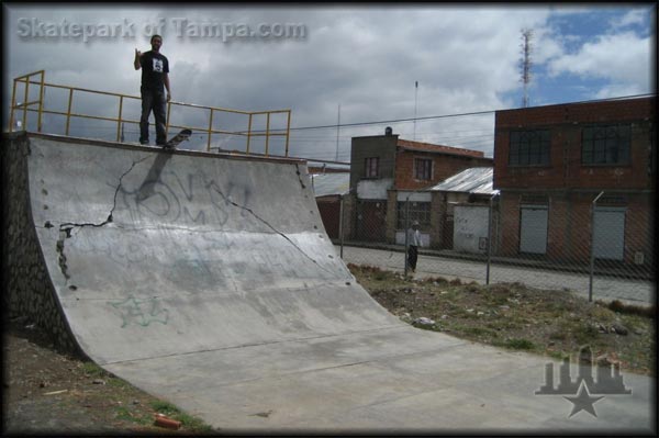 Me - skate park in Bolivia