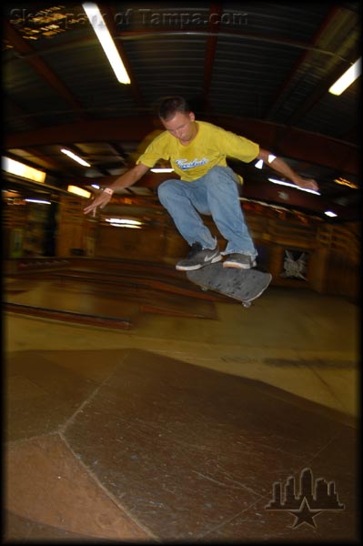 Who dat?  Backside flip on the kiddie course
