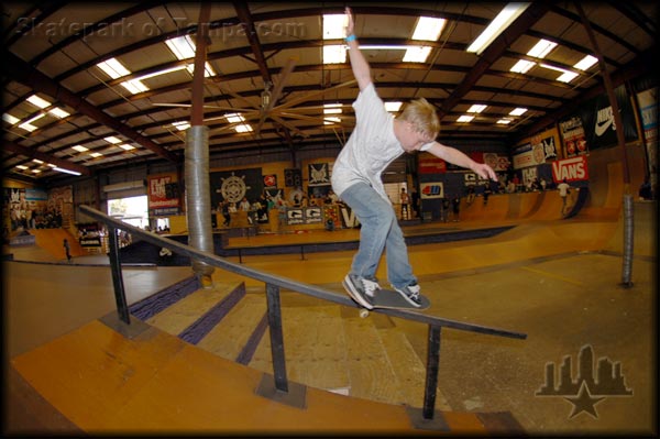 Who dat?  Feeble grind