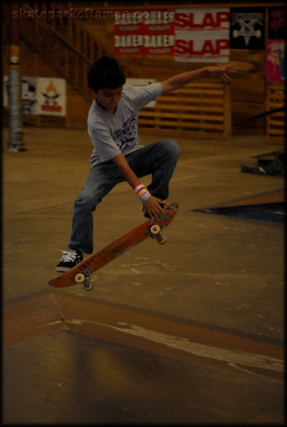 Justin's new to the crail grab | Skatepark of Tampa Photo