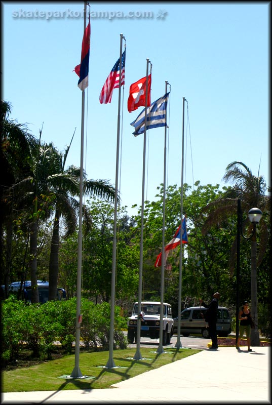 American Flag in Cuba