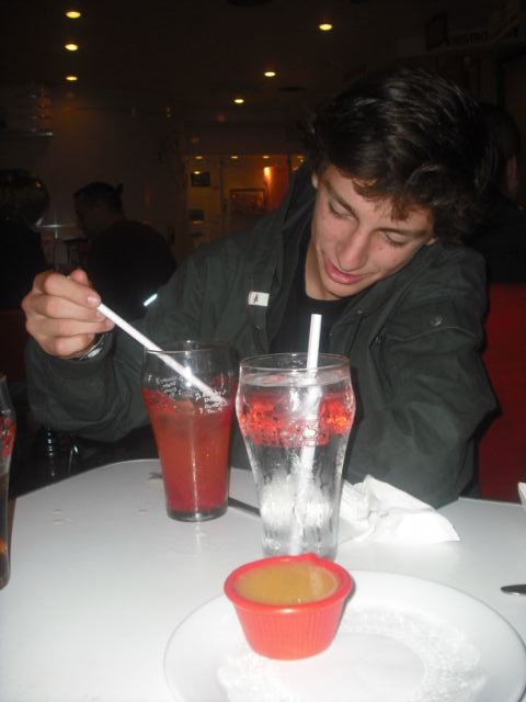 Jereme ordered a Shirley Temple