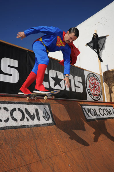 Superman has those back tails on lock | Skatepark of Tampa Photo