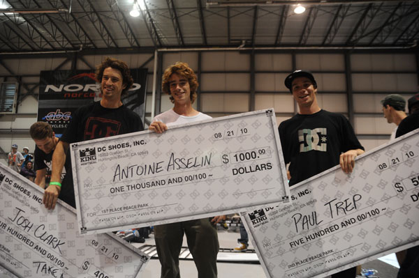 Antoine got first in Peace Park