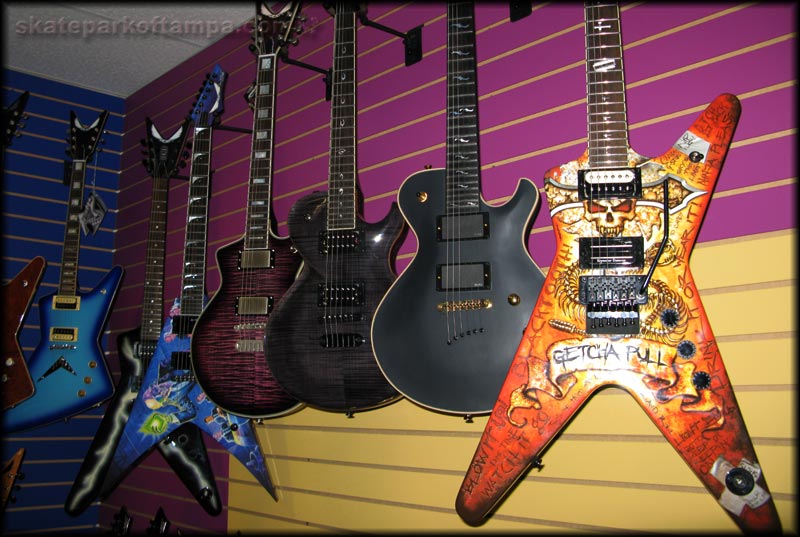 Dean Guitars - the showroom