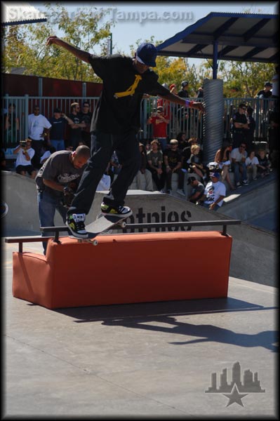 Darrell Stanton on a back smith