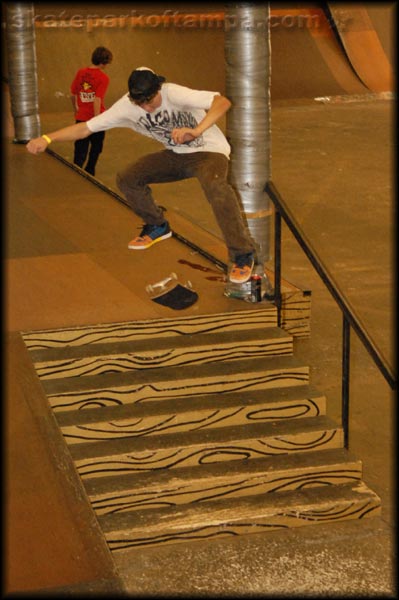 Who dat?  360 flip down the stairs