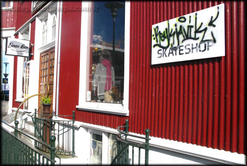 Reykjavik Iceland Skate Shop