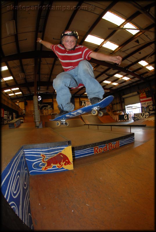 David Wilt rode away from this ollie clean