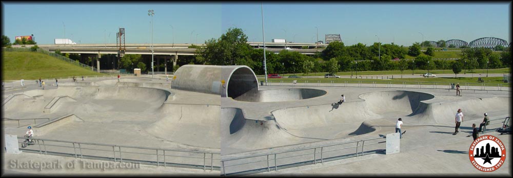 Panorama of Louisville Concrete Skatepark