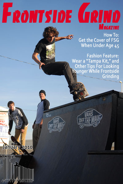 Shawn Hale youngest Frontside Grind Magazine cover