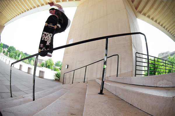 Nate Greenwood - Frontside 180 Swtich Crook