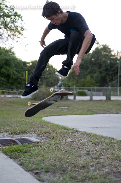Dylan Perry - 360 flip | Skatepark of Tampa Photo