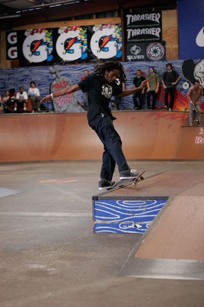 Keverick Evans had a proper looking front feeble