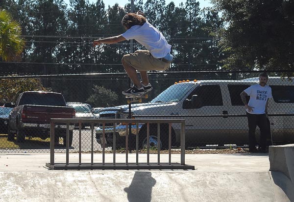 Porpe was able to get his nollie snaps 