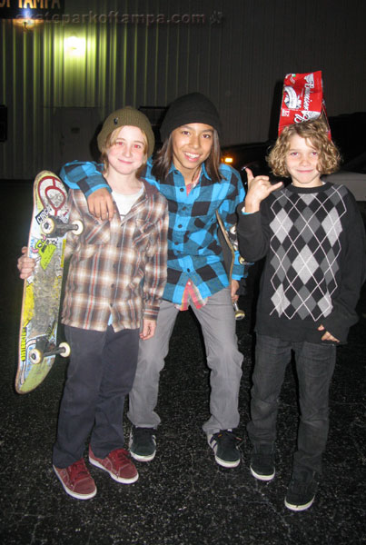 CJ Kelly, Bong Gause, and Ethan Clothier