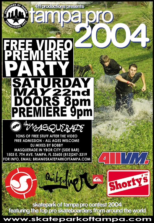 Tampa Pro 2004 premiere