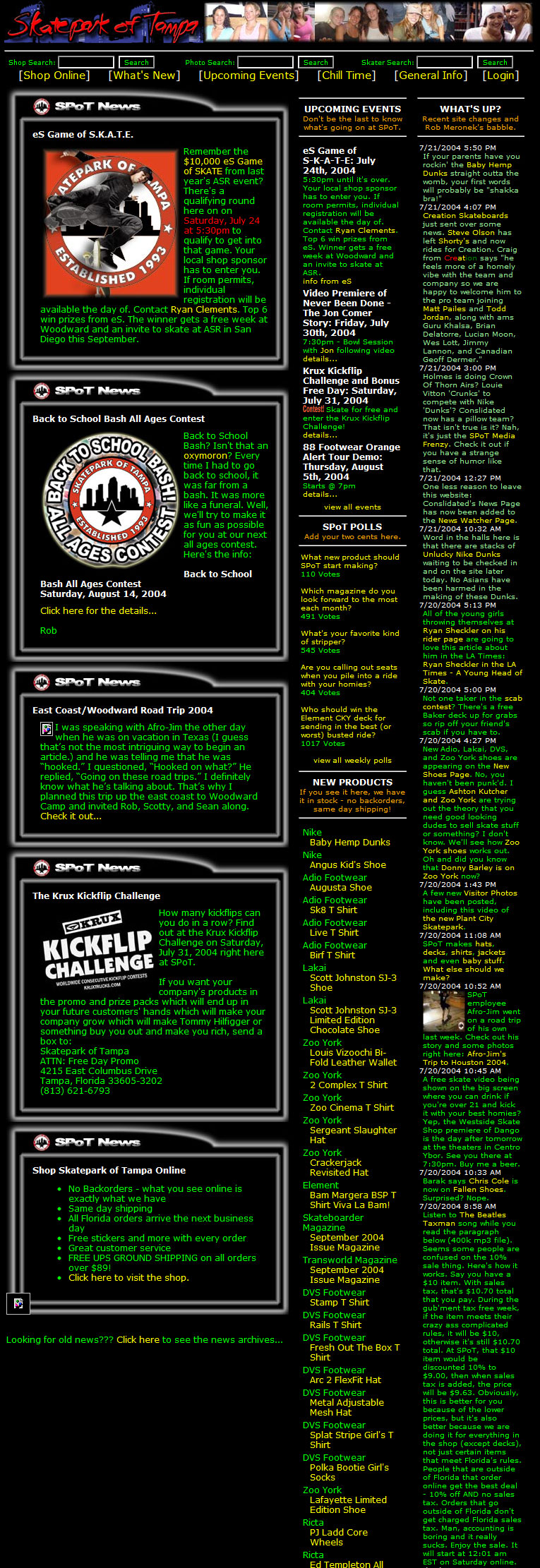 skateparkoftampa.com in 2004