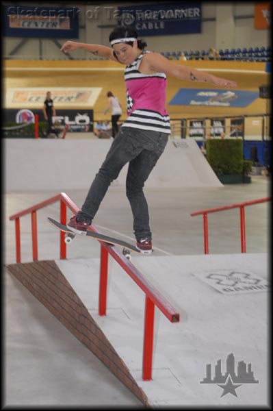Amy Caron - front board | Skatepark of Tampa Photo