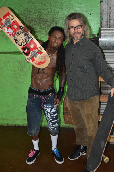 Lil Wayne Skateboarding at Skatepark of Tampa | Skatepark of Tampa Photo