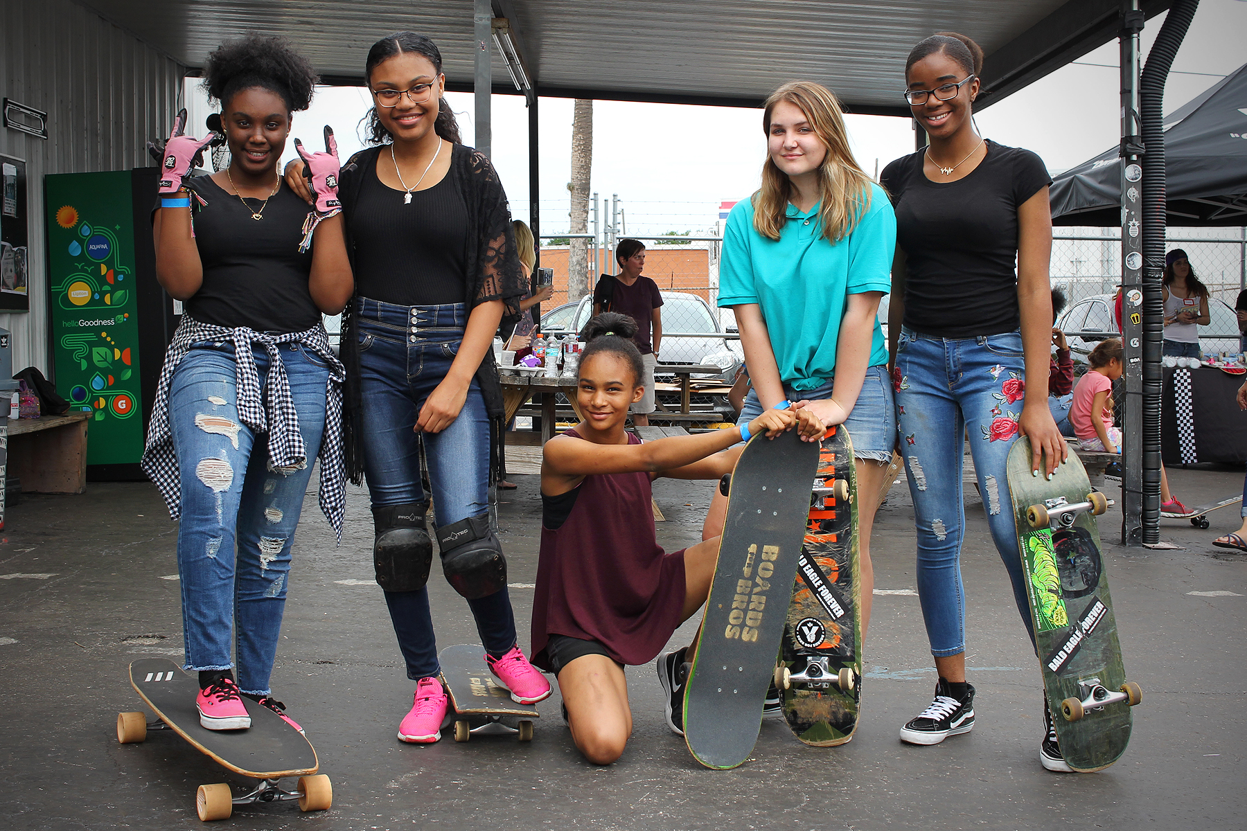 Photos From the Vans Girls Skate Clinic at SPoT | Skatepark of Tampa Photo