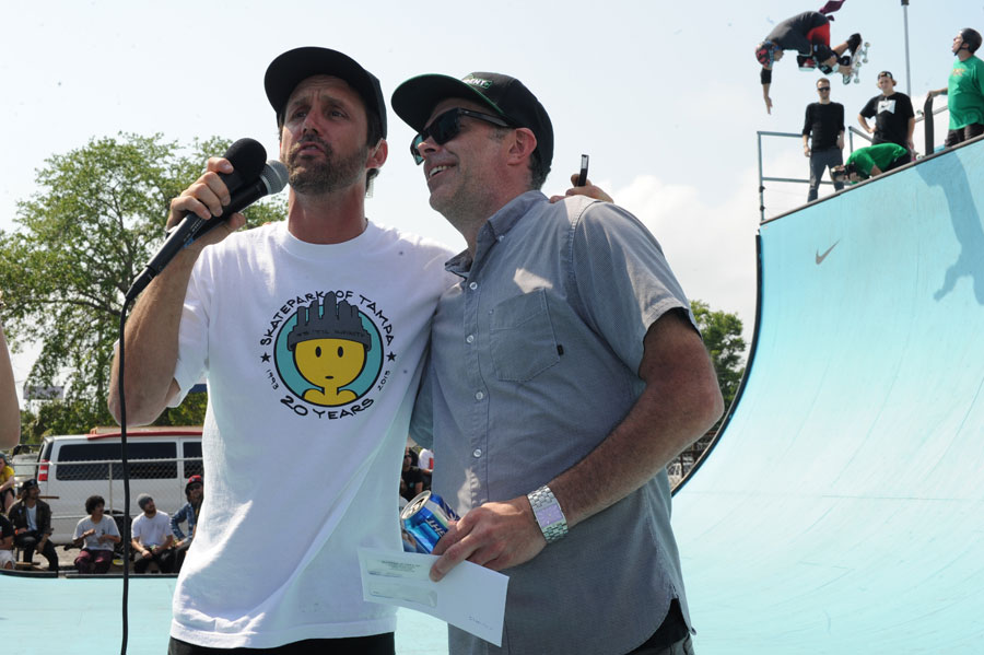 Grant Taylor's dad Thomas ripped all weekend | Skatepark of Tampa Photo