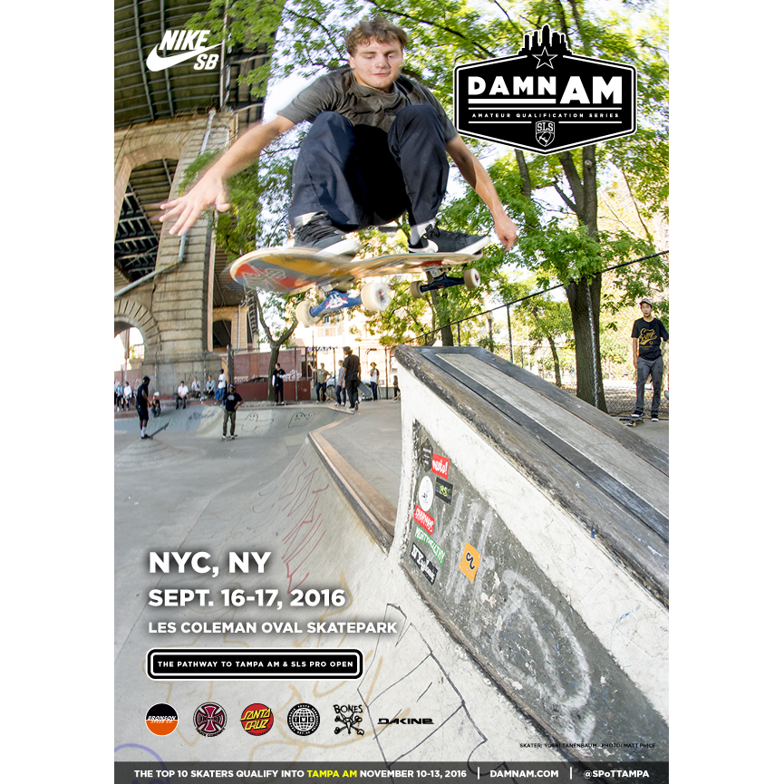 DAMN AM NYC PRESENTED BY NIKE SB Event Details