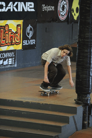 Damn, Devin Abreu. Nice big flip. | Skatepark of Tampa Photo