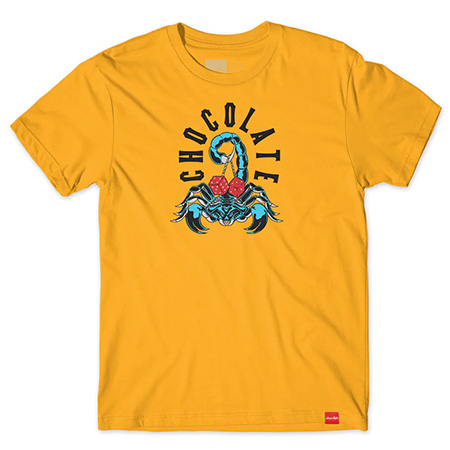 Chocolate Scorpion Dice Youth T Shirt in stock at SPoT Skate Shop