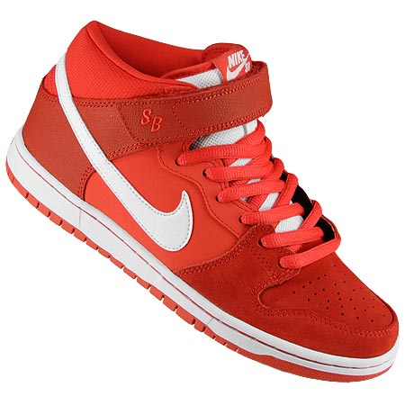 Nike Dunk Mid Pro SB NT Shoes, Hyper Red/ White/ Anthracite in stock at  SPoT Skate Shop