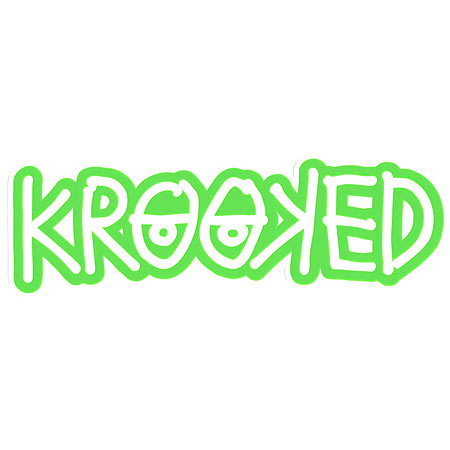 Krooked Logo Sticker in stock at SPoT Skate Shop