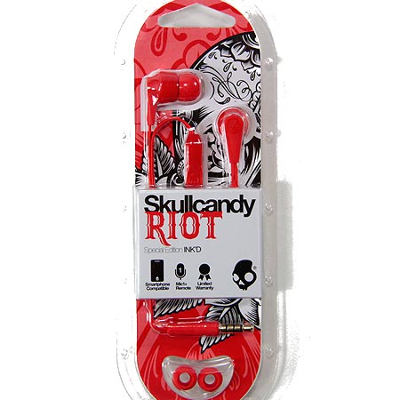 Skullcandy Riot In-Ear Headphones in stock at SPoT Skate Shop