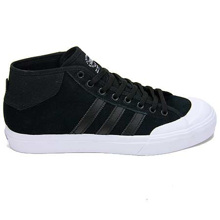 adidas Matchcourt Mid Shoes, Black/ Black/ Black in stock at SPoT Skate Shop