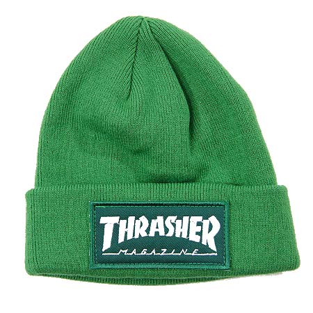 Thrasher Magazine Patch Beanie in stock at SPoT Skate Shop