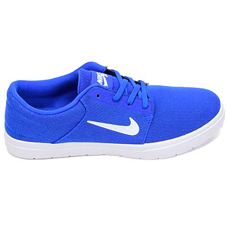 Nike SB Portmore Ultralight Shoes, Racer Blue/ White/ Deep Royal Blue in  stock at SPoT Skate Shop