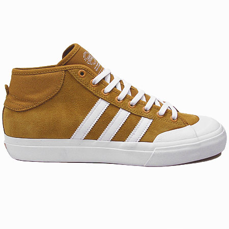 adidas Matchcourt Mid Shoes, Mesa/ Running White in stock at SPoT Skate Shop