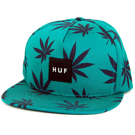 HUF Plantlife Box Logo Snap-Back Hat in stock at SPoT Skate Shop
