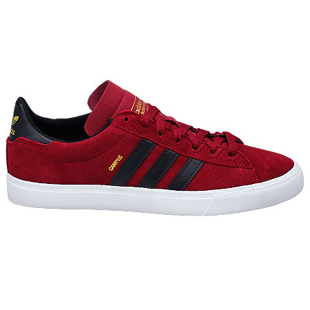 adidas Campus Vulc II Shoes, Black/ Running White/ Gum in stock at SPoT  Skate Shop
