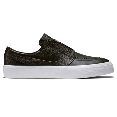 Nike SB Zoom Stefan Janoski HT Slip-on Shoes, White/ Black/ White in stock  at SPoT Skate Shop