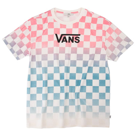 Vans Check Dip Dye Womens T Shirt in stock at SPoT Skate Shop