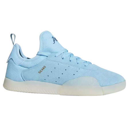adidas Miles Silvas 3st.003 Shoes, Clear Blue/ Collegiate Navy/ Cloud White  in stock at SPoT Skate Shop