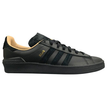 adidas Silas Baxter Neal Campus ADV Shoes, Core Black/ Core Black/ St Pale  Nude in stock at SPoT Skate Shop