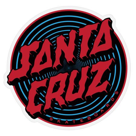Santa Cruz Depth Dot Sticker in stock at SPoT Skate Shop