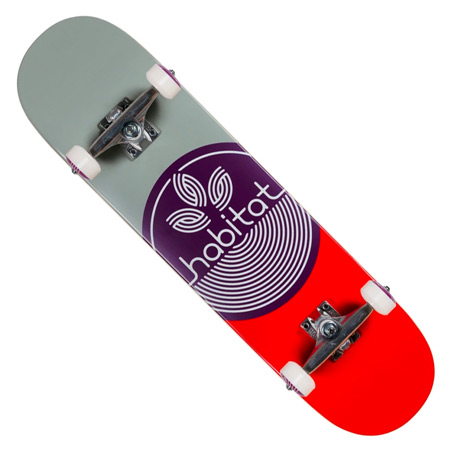 Habitat Leaf Dot Complete Skateboard in stock at SPoT Skate Shop
